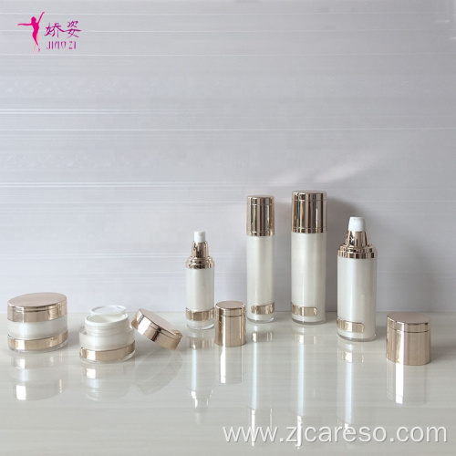 Shape with Patch Lotion Bottles and Cream Jar